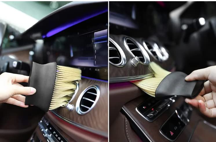 Car Interior AC Vents Cleaning Brush Soft Duster Interior Cleaning Detailing Accessories Dusting Tool for Automotive Accessory Car Cleaning Brush AC Vent Cleaning for Car Dashboard Dust Dirt Car Interior AC Vents Cleaning Brush Soft Duster Interior Cleaning Detailing Accessories Dusting Tool for Automotive Accessory Car Cleaning Brush AC Vent Cleaning for Car Dashboard Dust Dirt